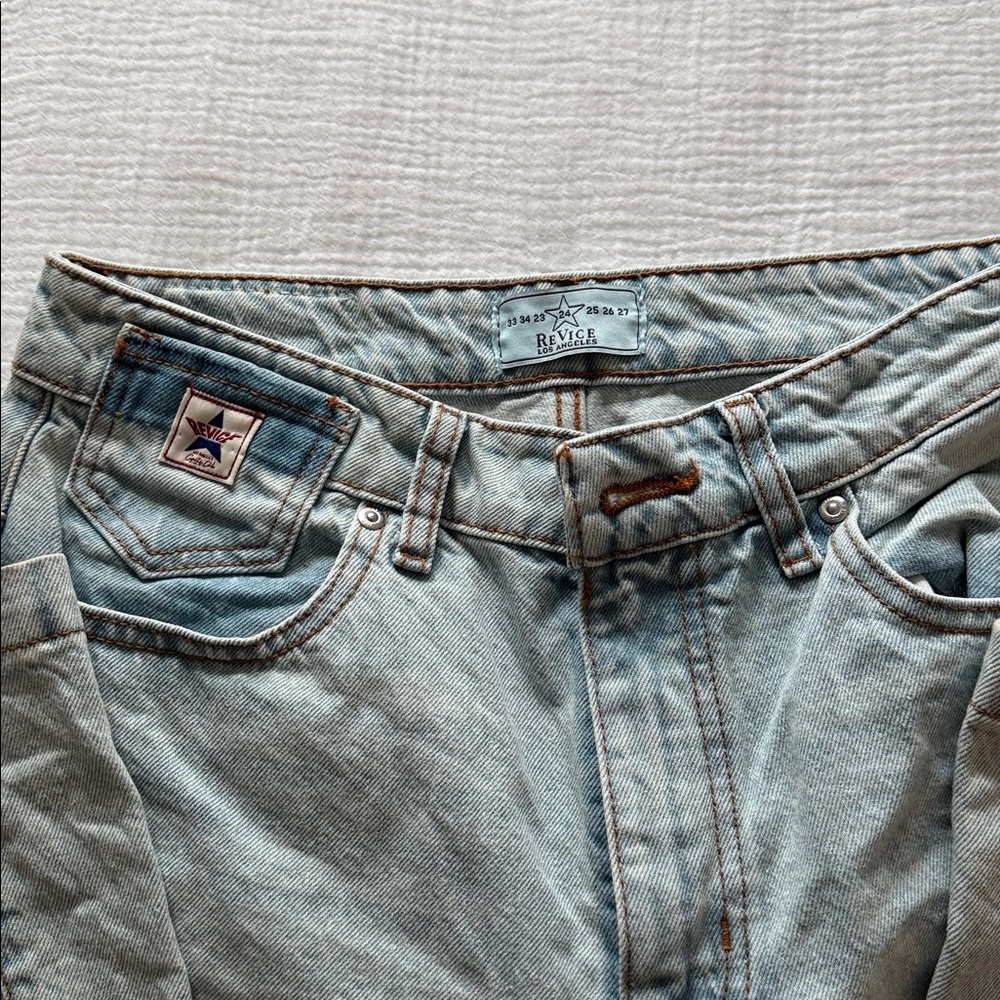 SOLD ON DEPOP REVICE empire jean color mist size 24 - Picture 5 of 6